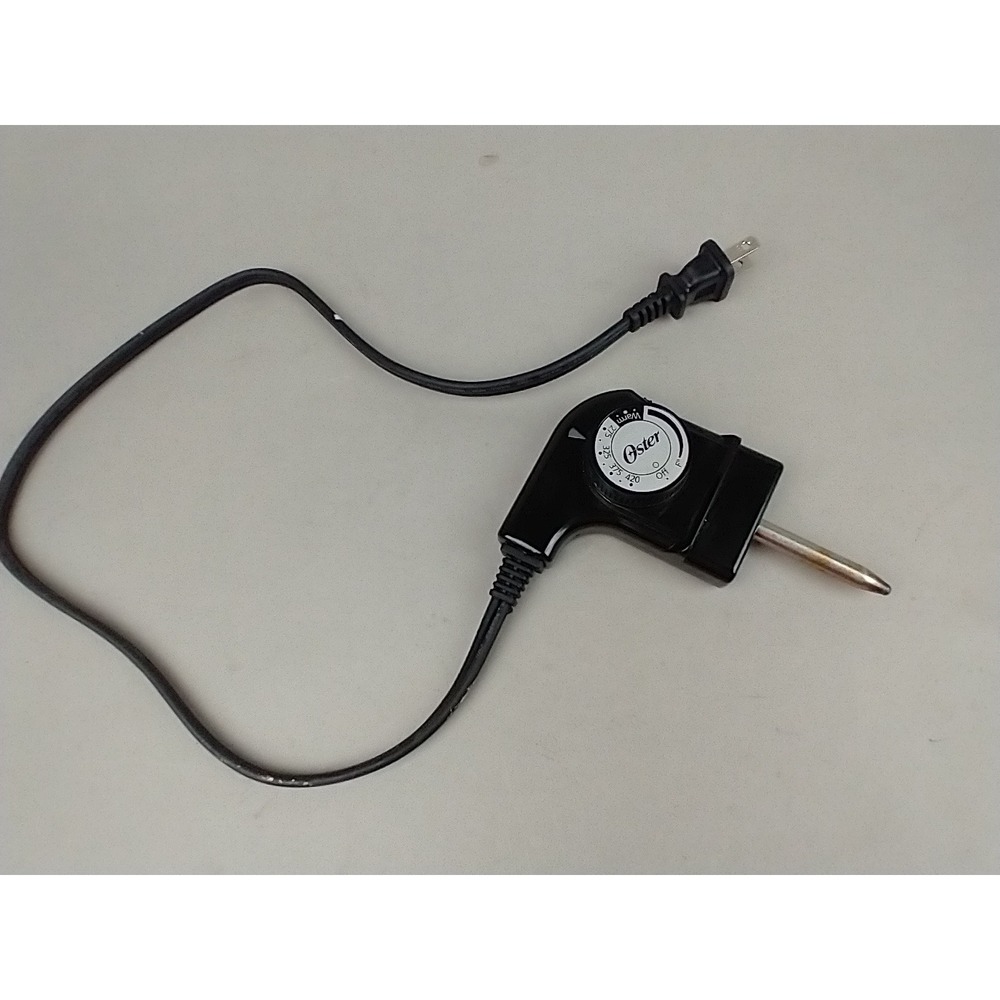 Oster CTW300A Temperature Control Power Cord Probe 125V 15A 040294 Black